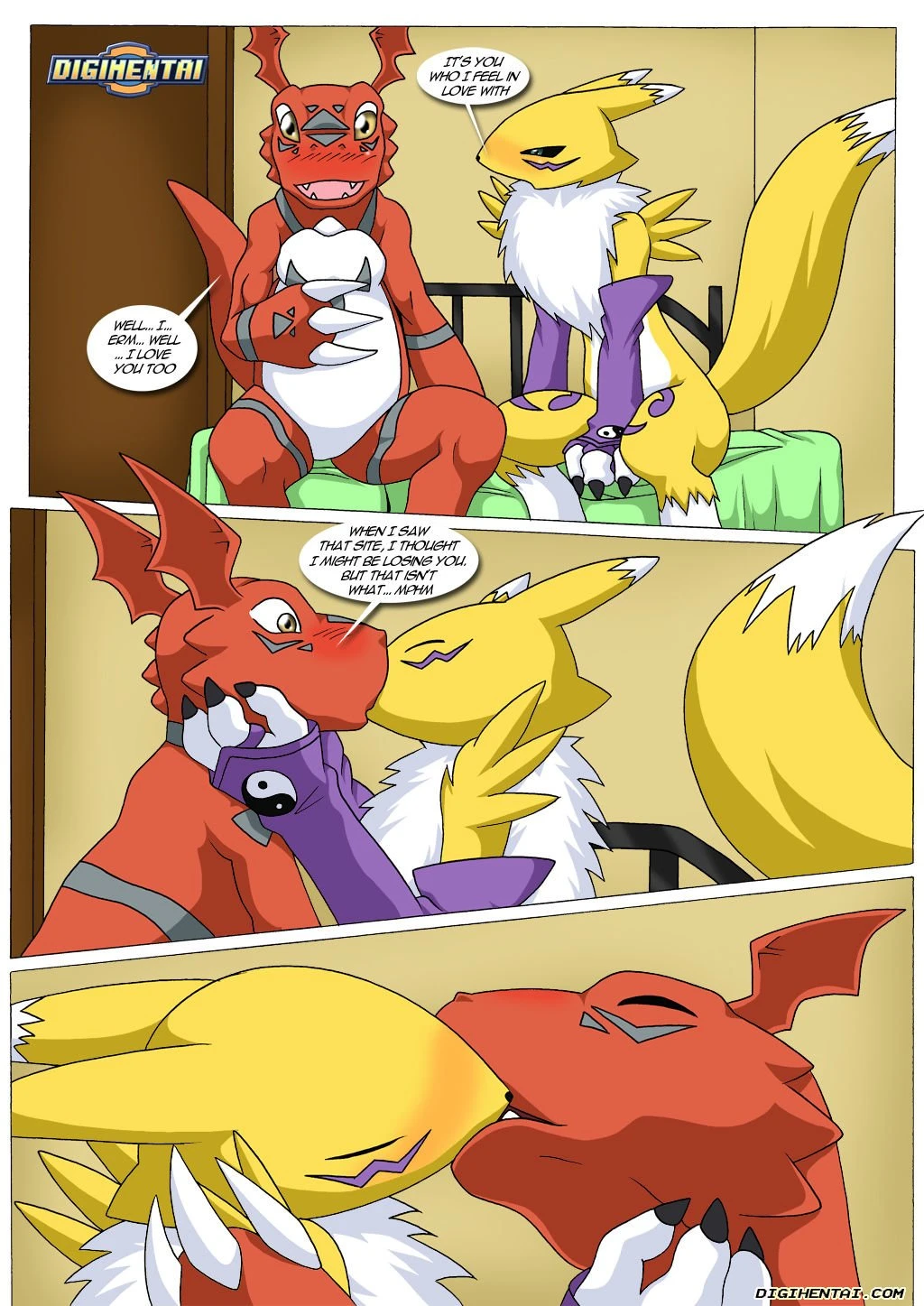 Renamon's Big Secret porn comic picture 7