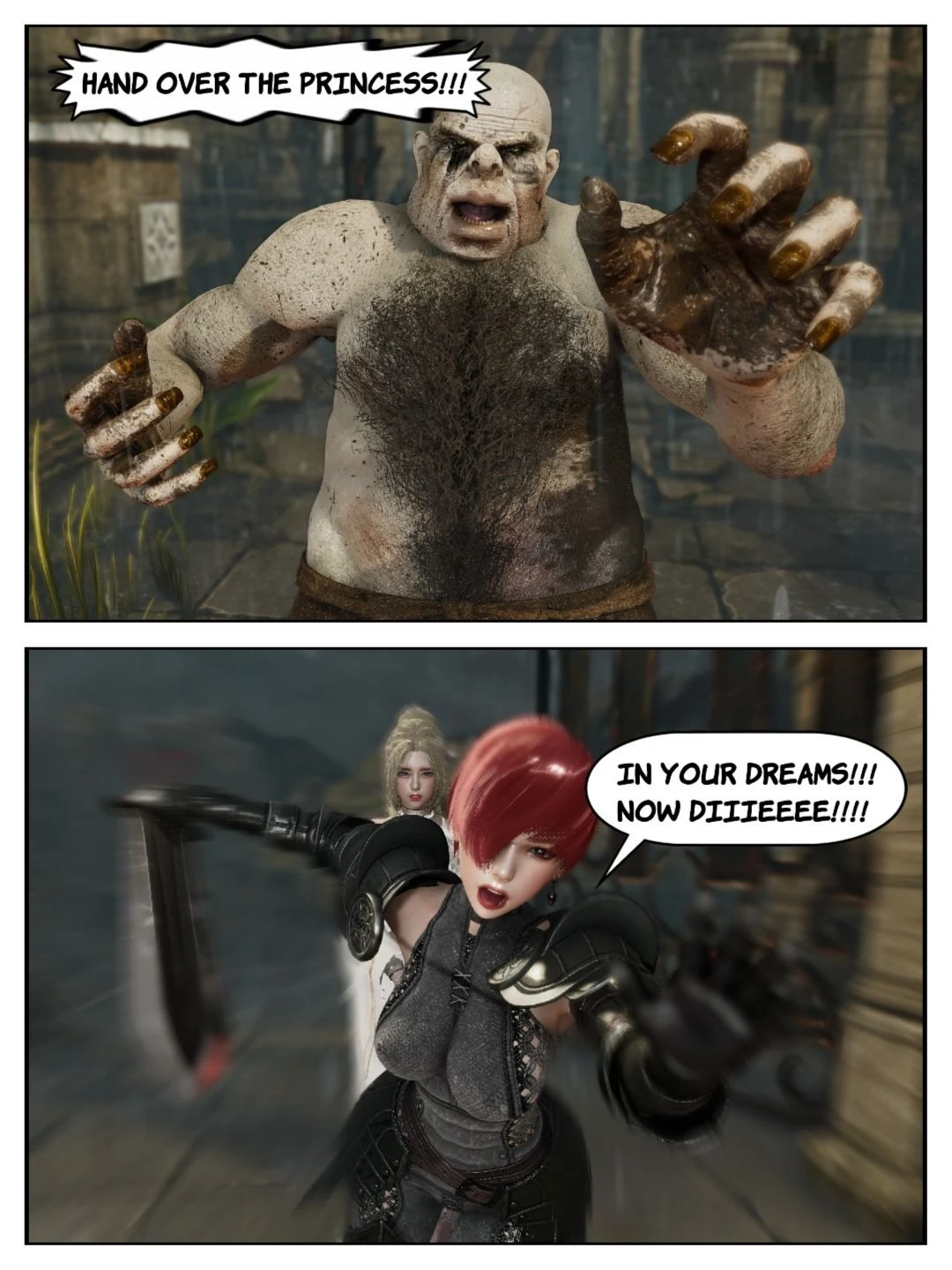 Rescue Princess porn comic picture 3