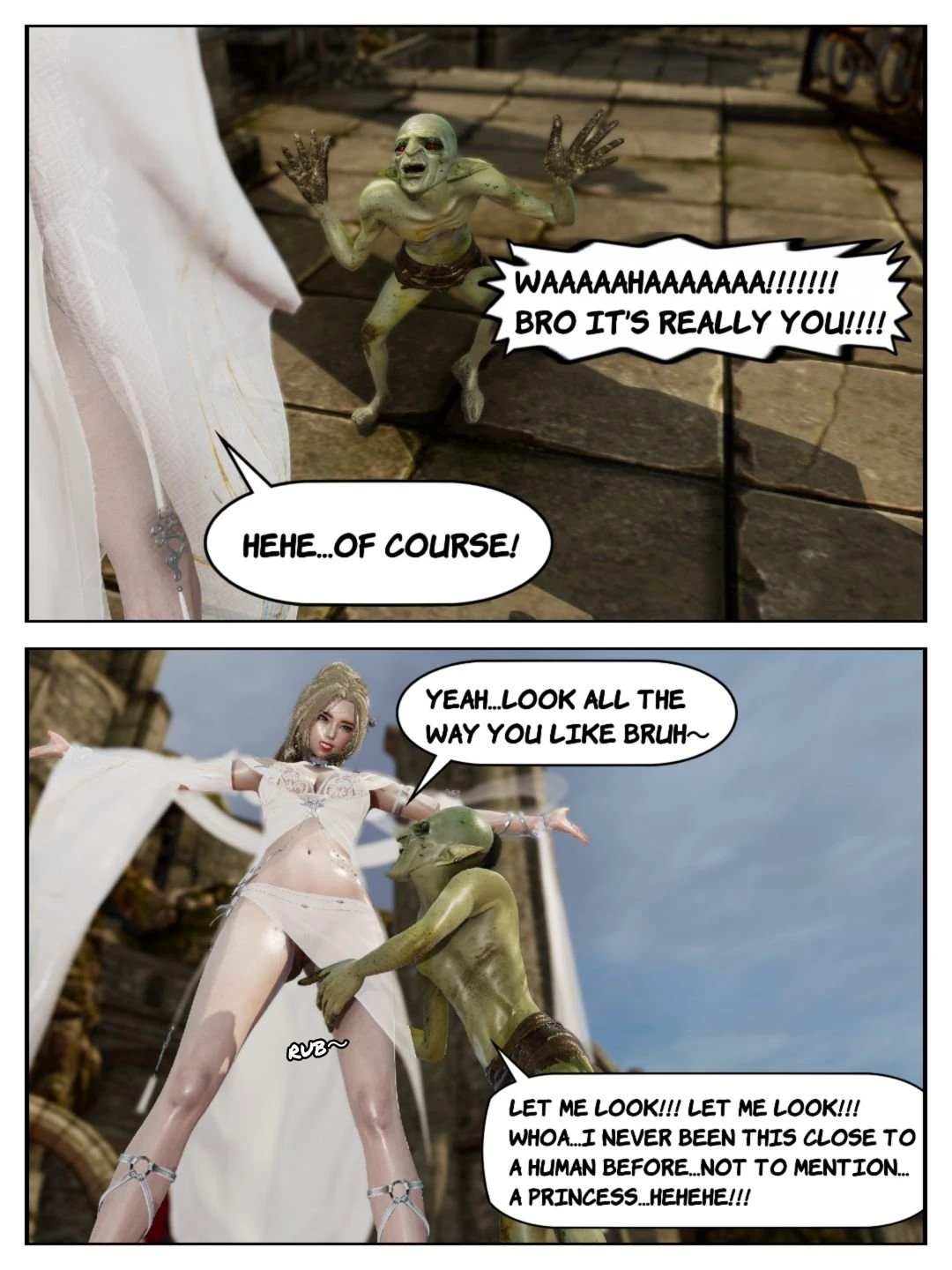 Rescue Princess porn comic picture 34