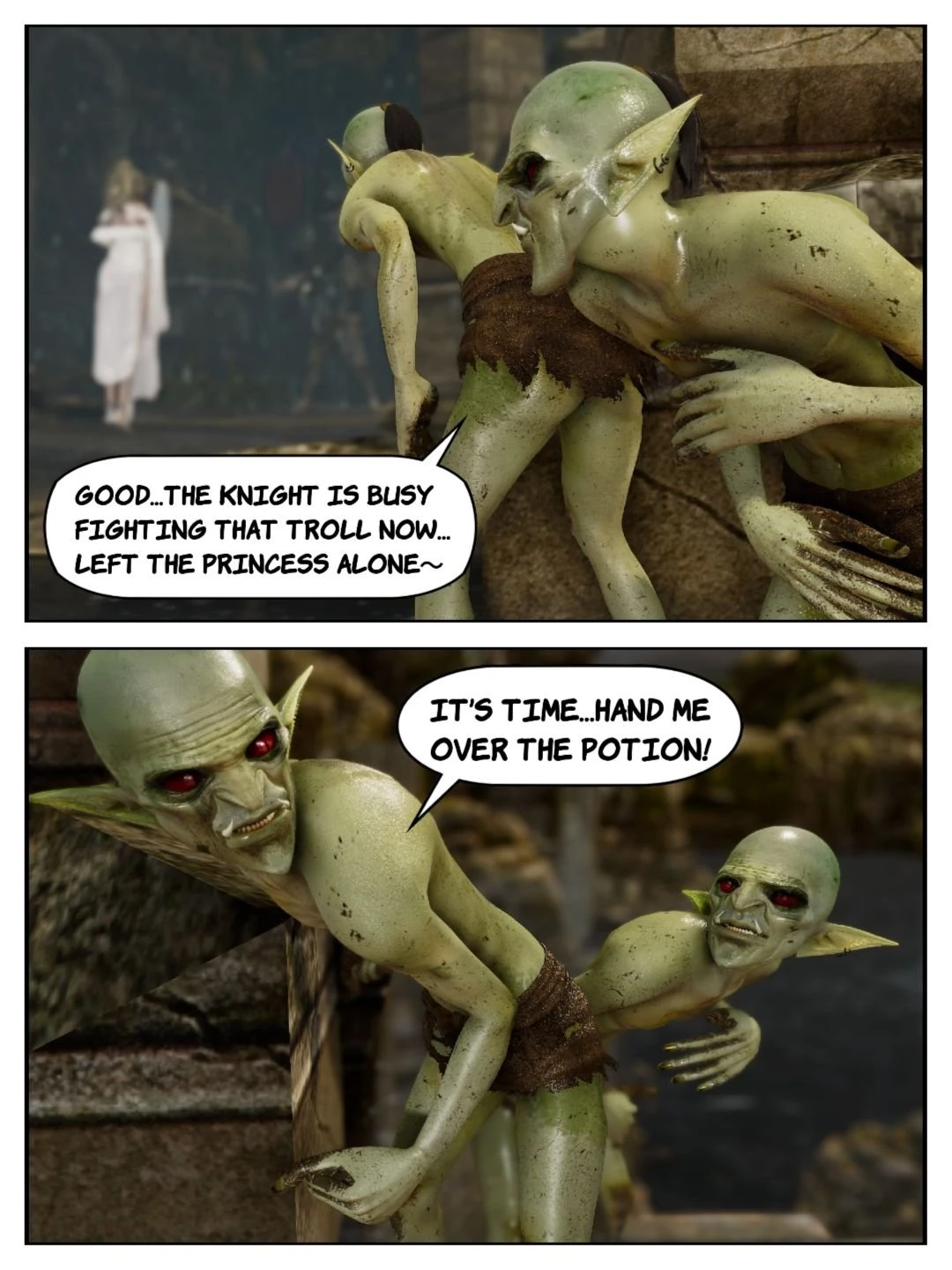 Rescue Princess porn comic picture 5