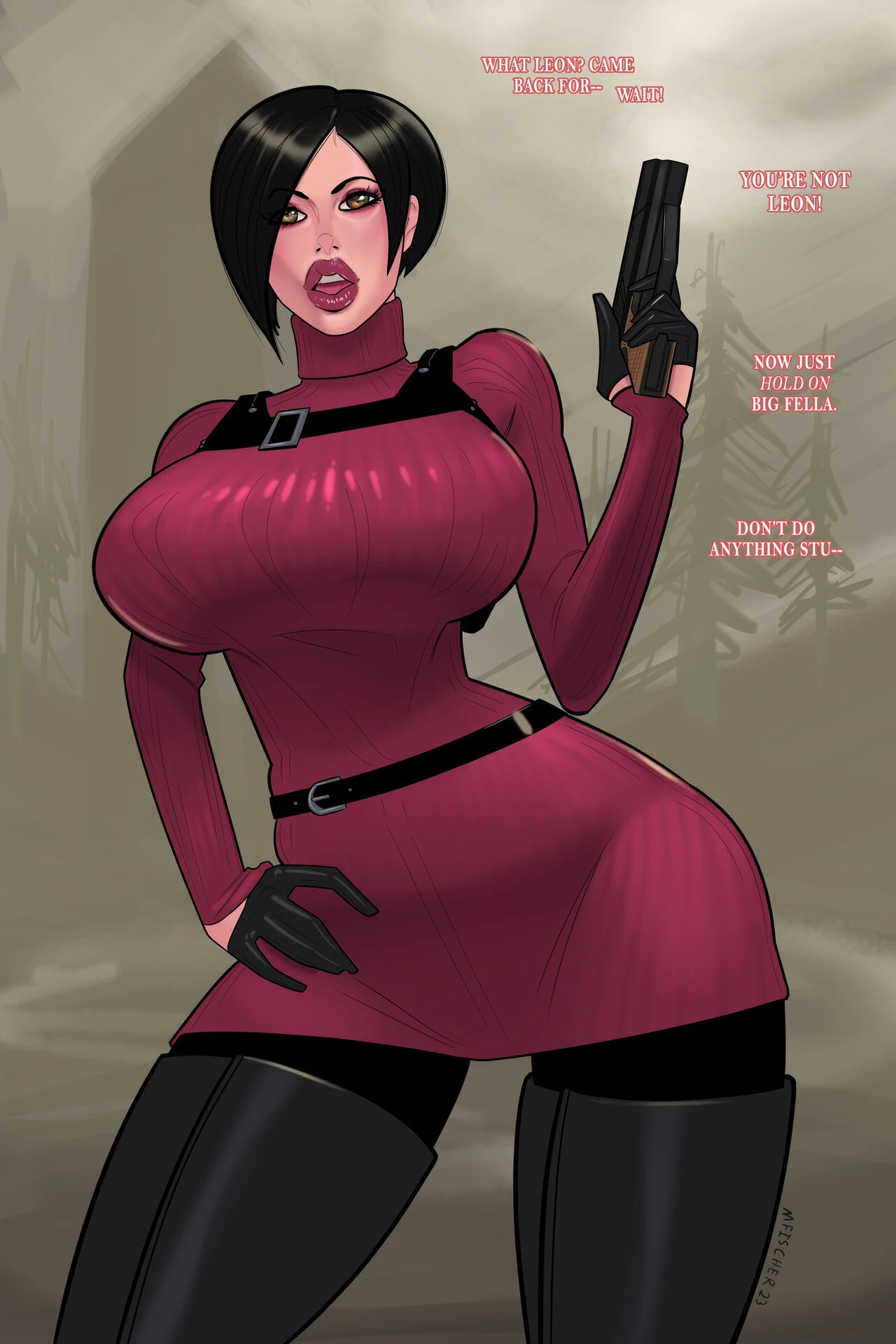 Resident Eveil; Ada's Troubles porn comic picture 1