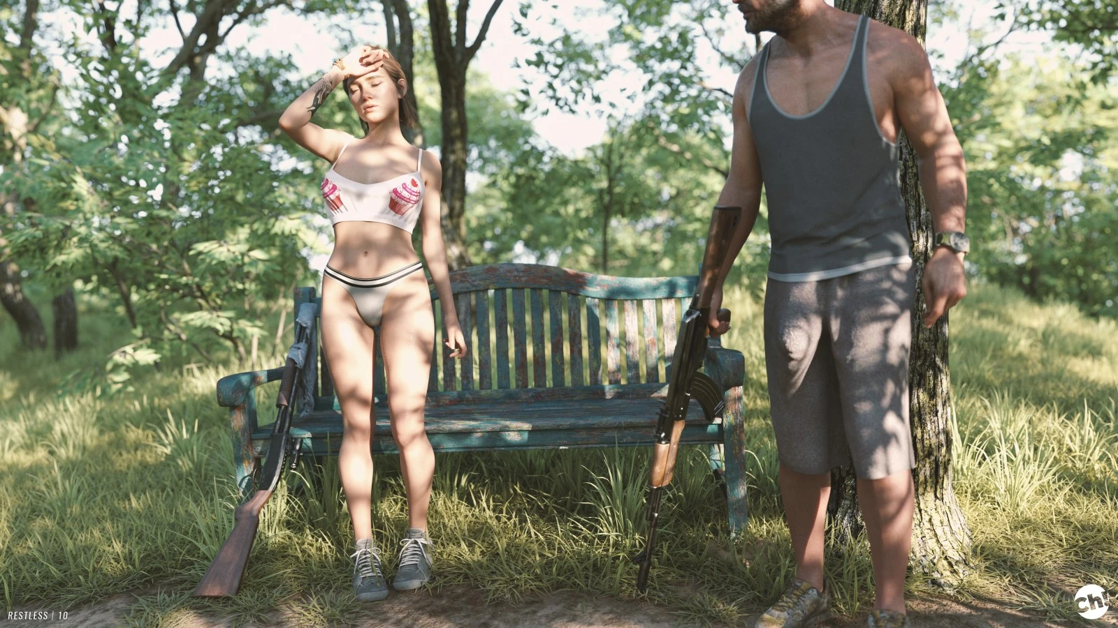 Restless porn comic picture 10