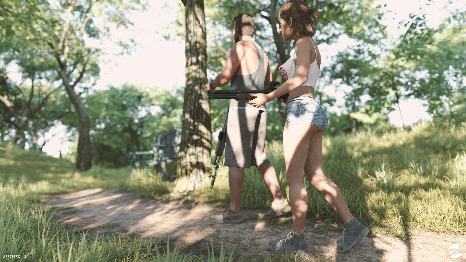 Restless porn comic picture 3