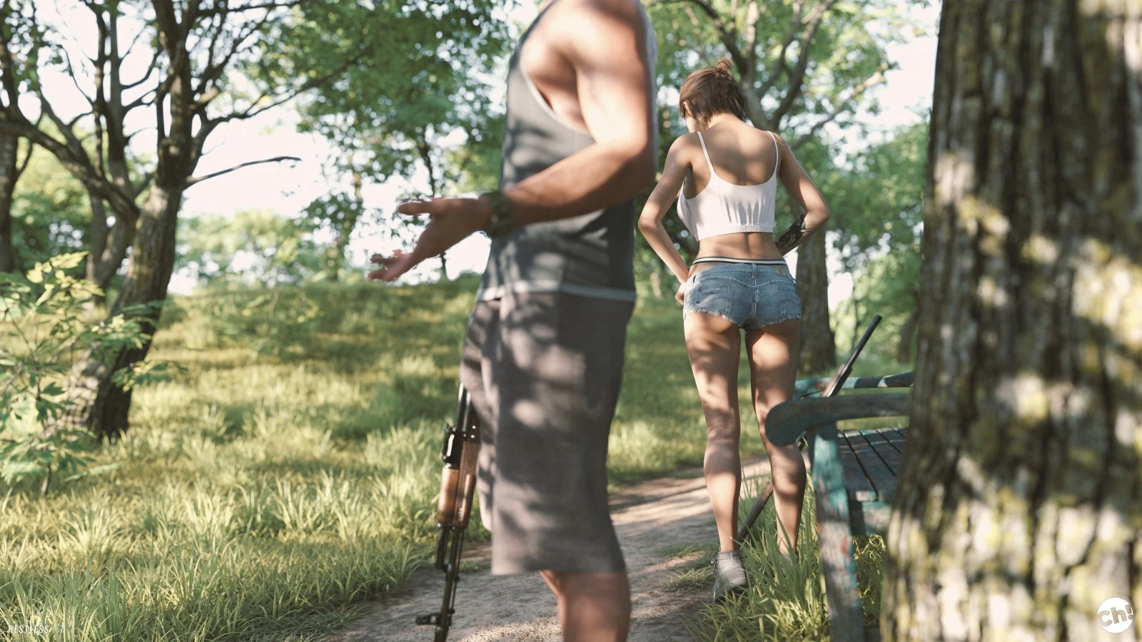 Restless porn comic picture 7