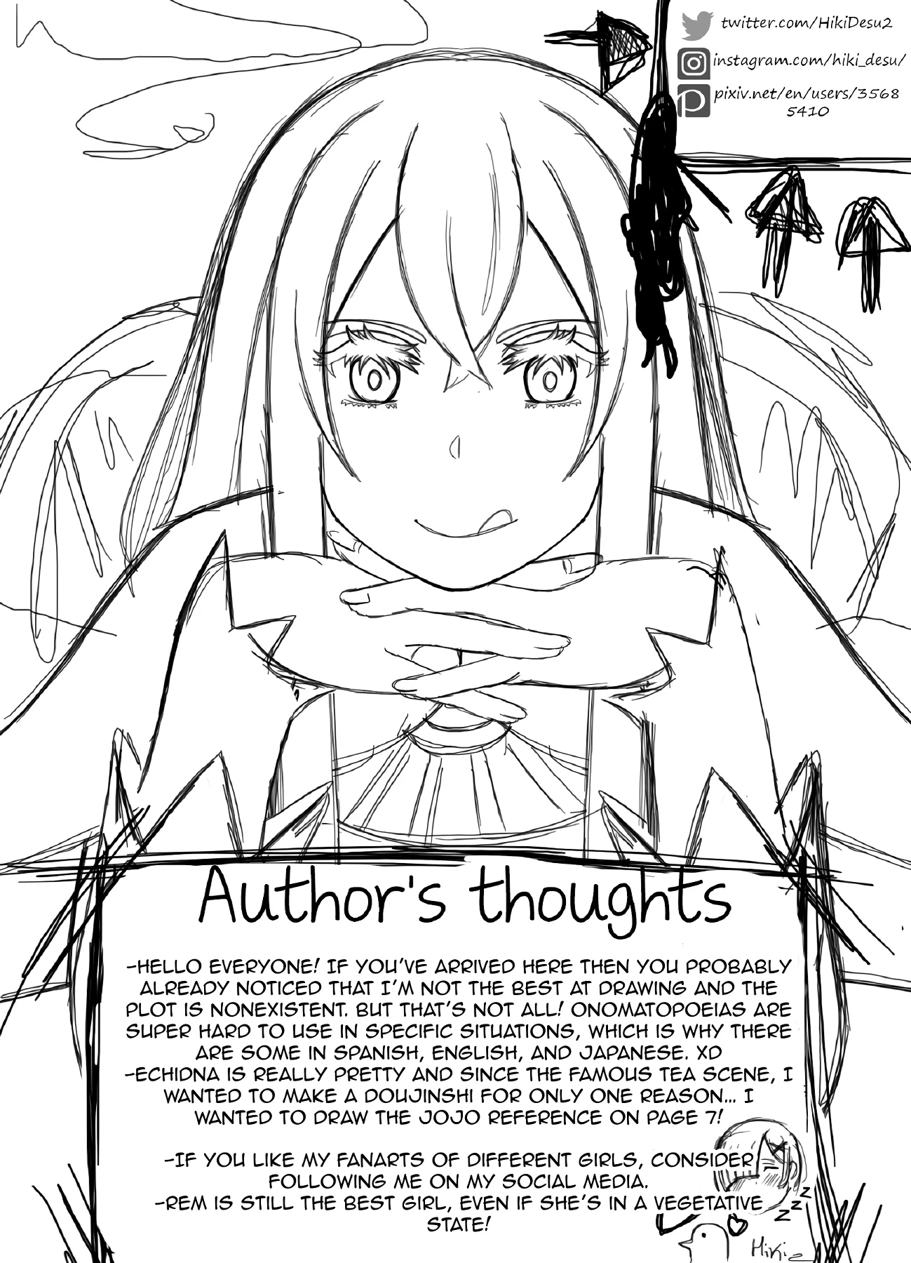 Re:Zero ''Tea Time'' Doujin porn comic picture 24