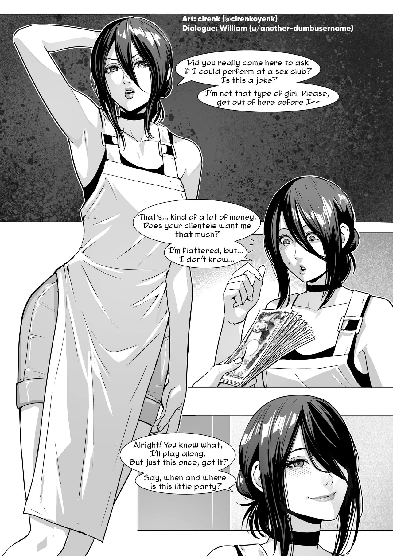 Reze's Night Out porn comic picture 1