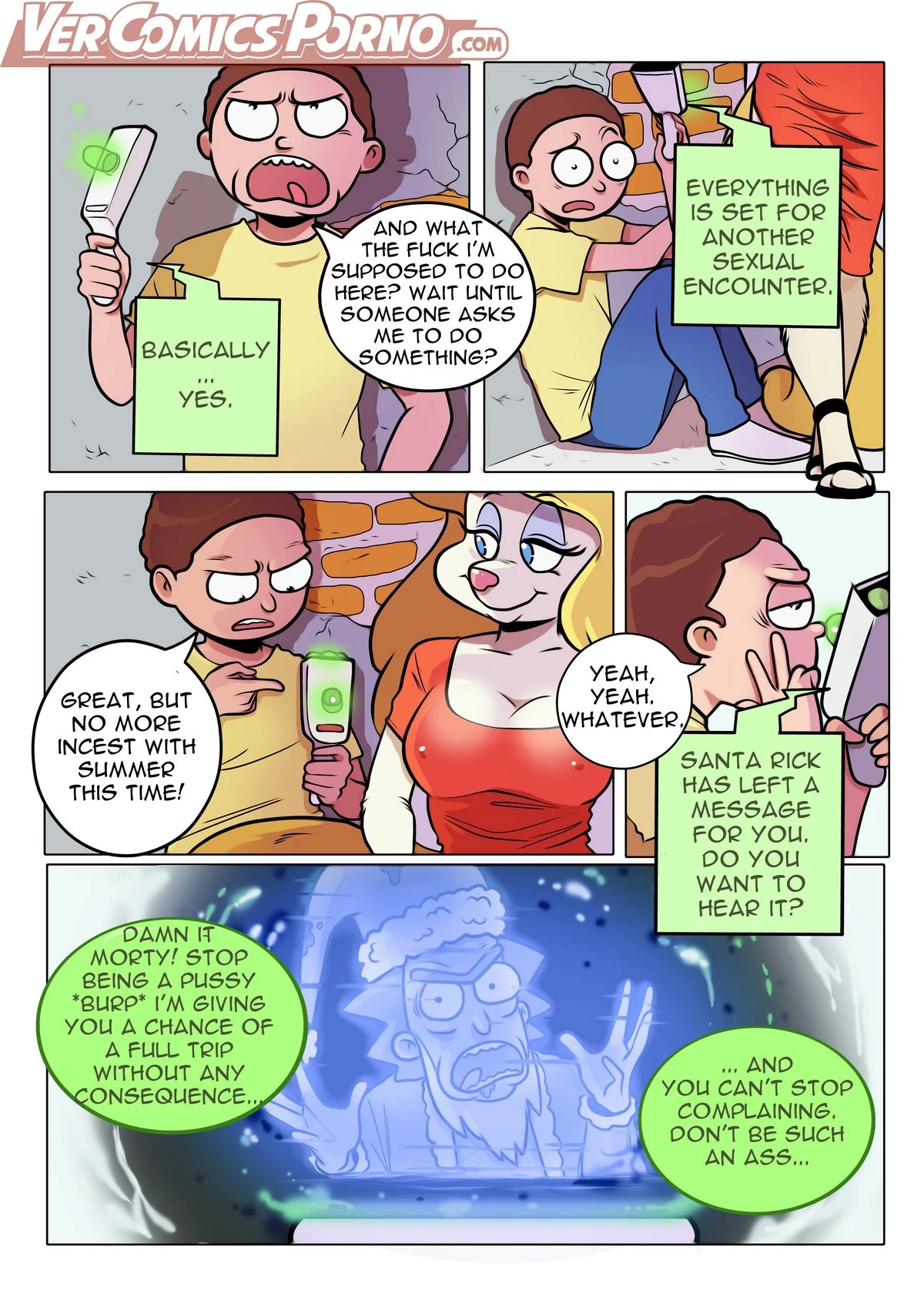Rick & Morty: Pleasure Trip 3 porn comic picture 4