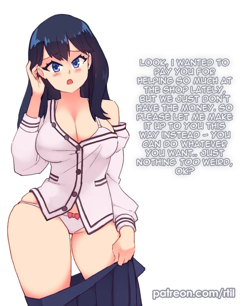 Rikka's Offer porn comic picture 1
