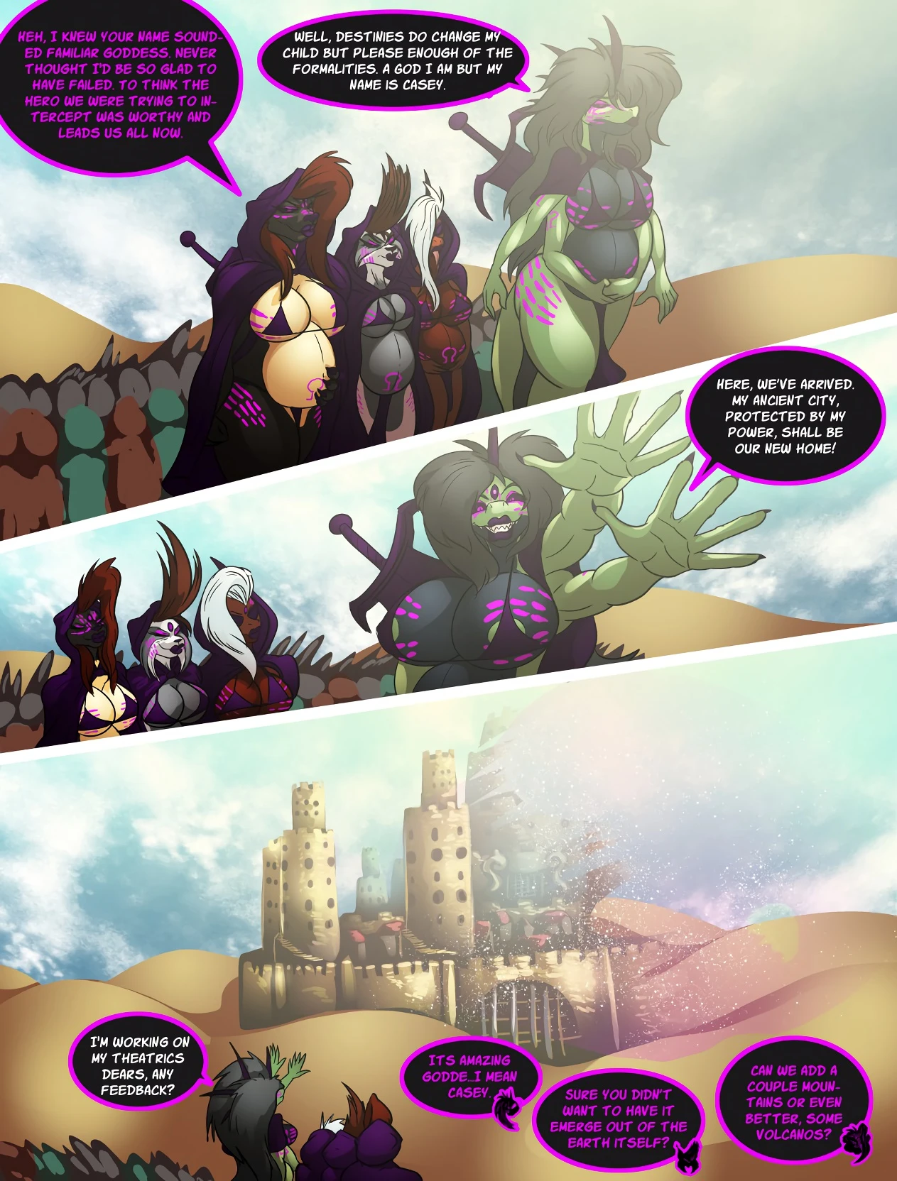 Rise of the Dark Goddess porn comic picture 2