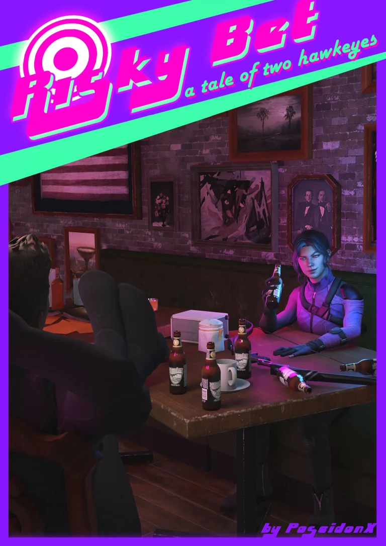 Risky Bet - A tale of two Hawkeyes porn comic picture 1