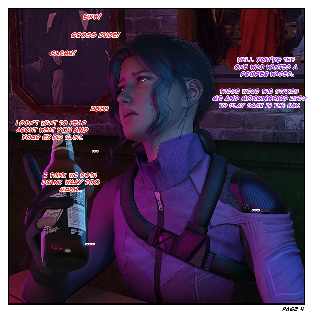 Risky Bet - A tale of two Hawkeyes porn comic picture 5