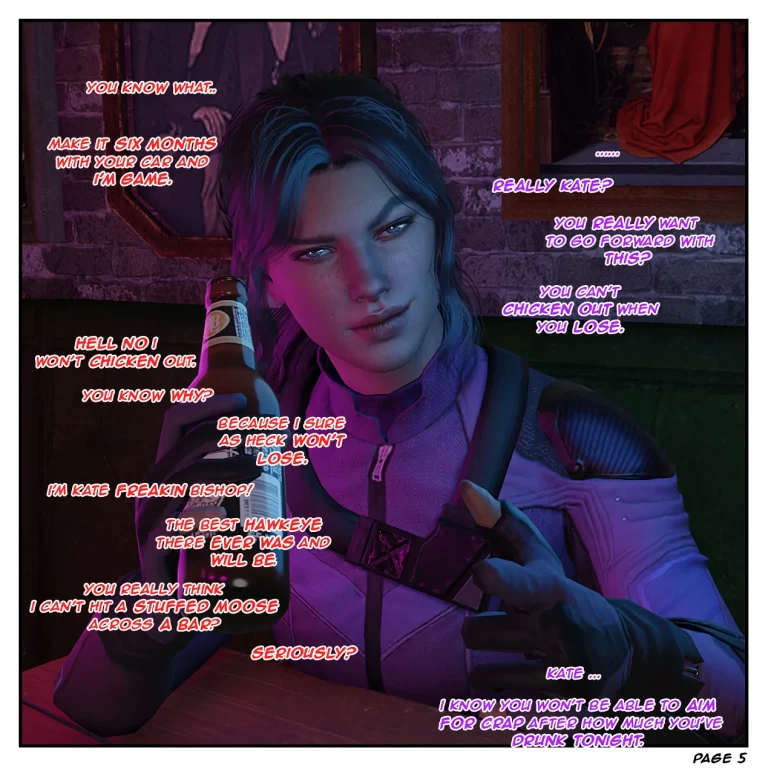 Risky Bet - A tale of two Hawkeyes porn comic picture 6