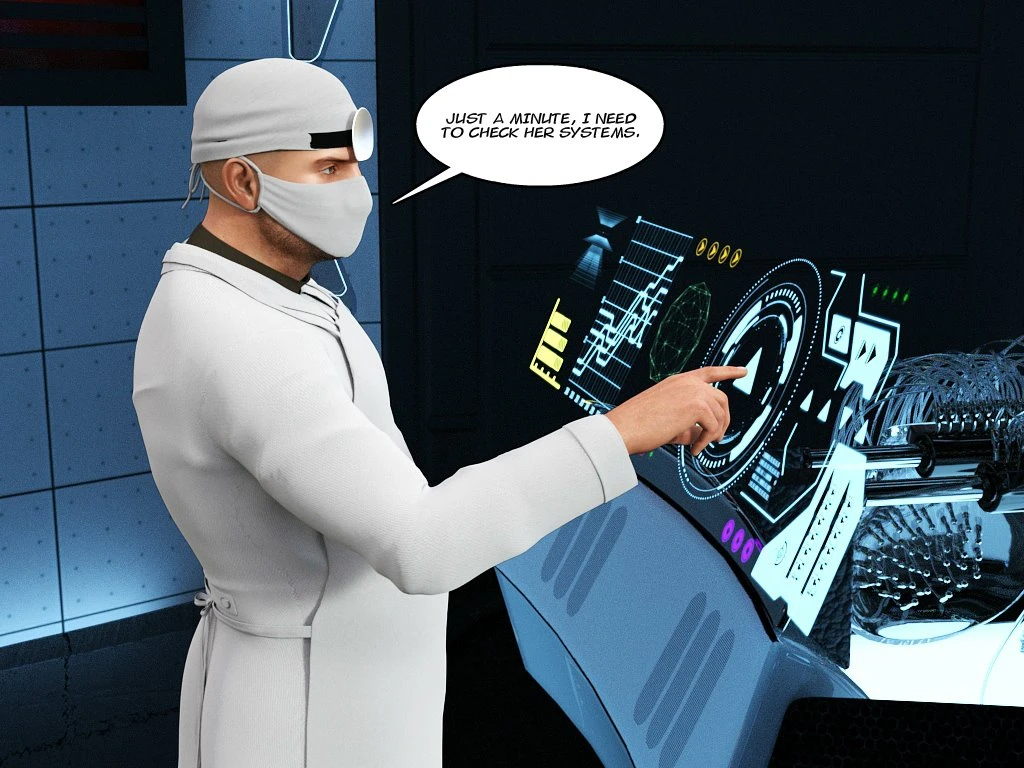 Robots Touch porn comic picture 13