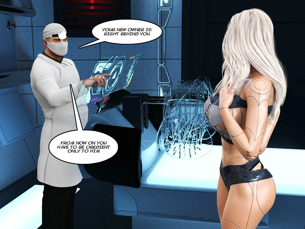 Robots Touch porn comic picture 17