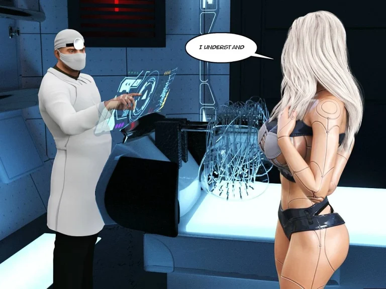 Robots Touch porn comic picture 18