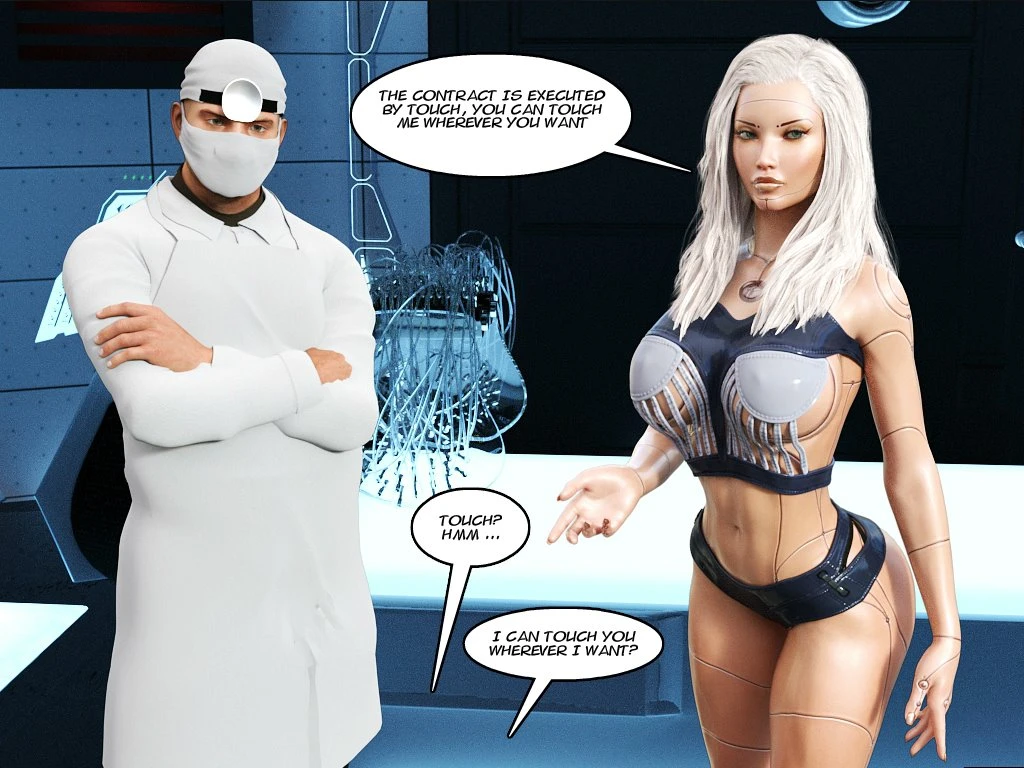 Robots Touch porn comic picture 20