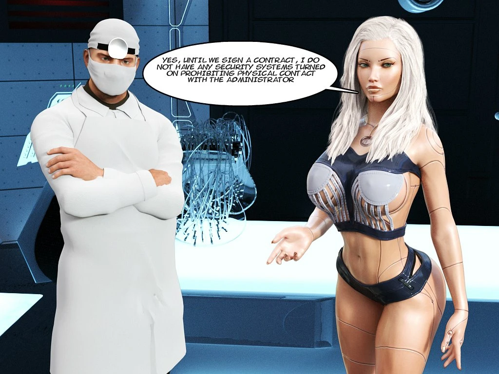 Robots Touch porn comic picture 21