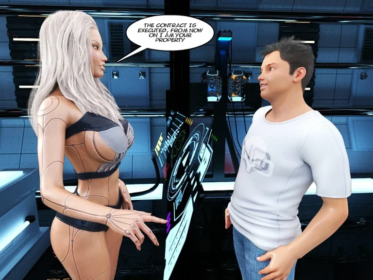 Robots Touch porn comic picture 26