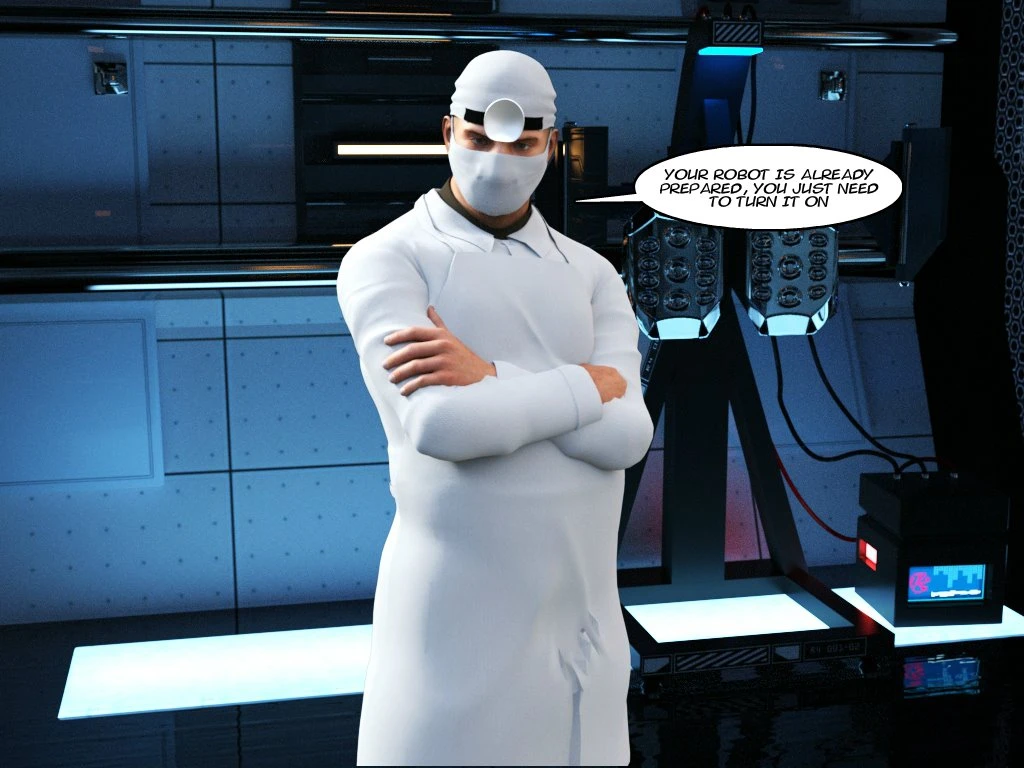 Robots Touch porn comic picture 4