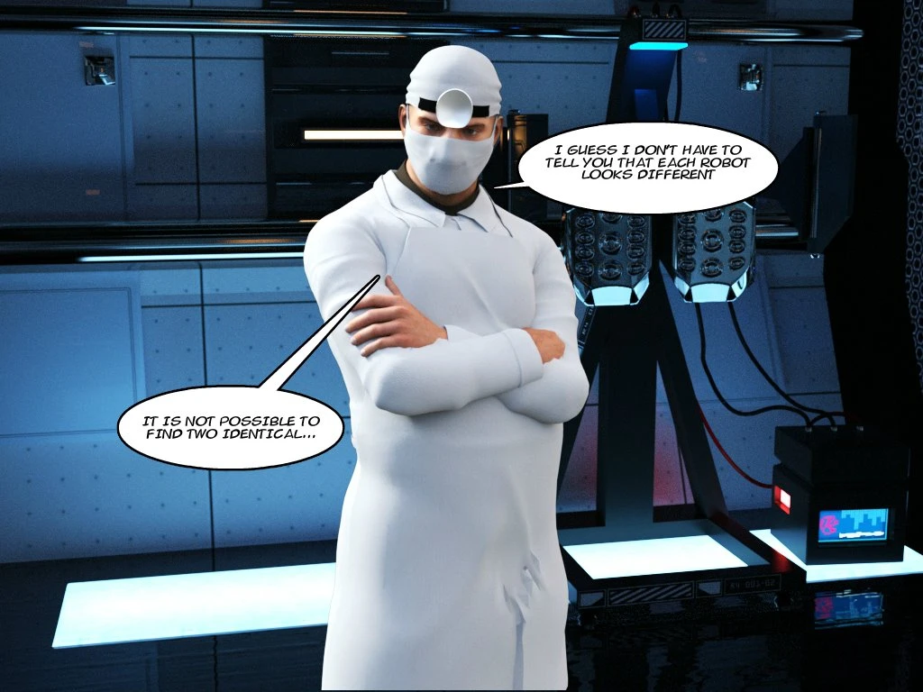 Robots Touch porn comic picture 6