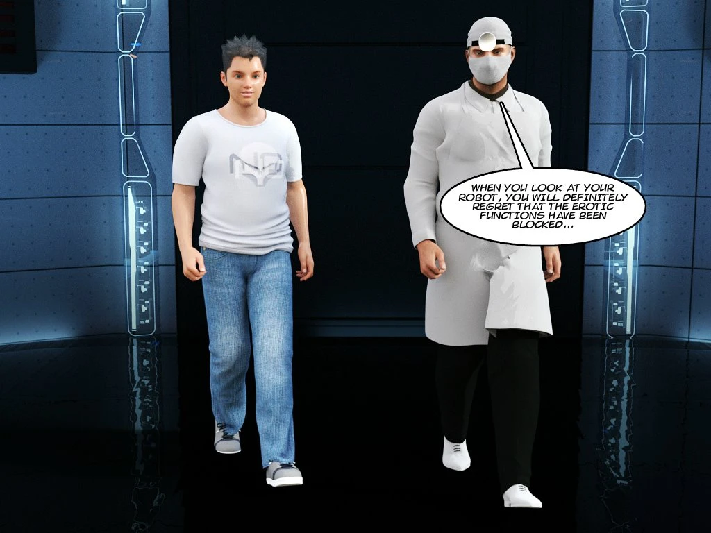 Robots Touch porn comic picture 8