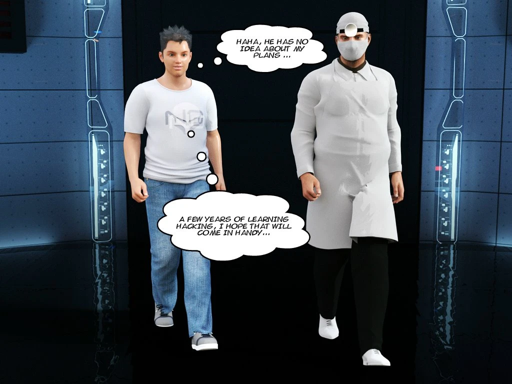 Robots Touch porn comic picture 9