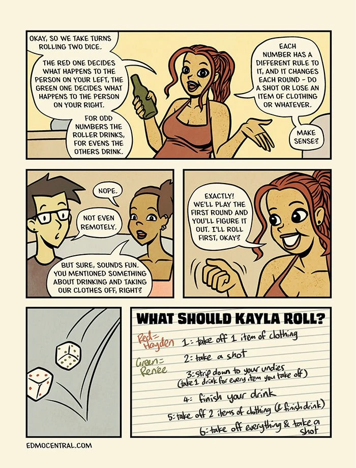 Roll The Dice porn comic picture 3