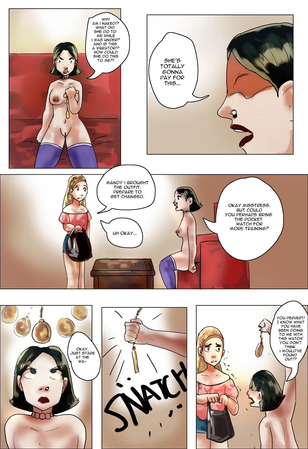 ROOMATES HYPNOSIS porn comic picture 8