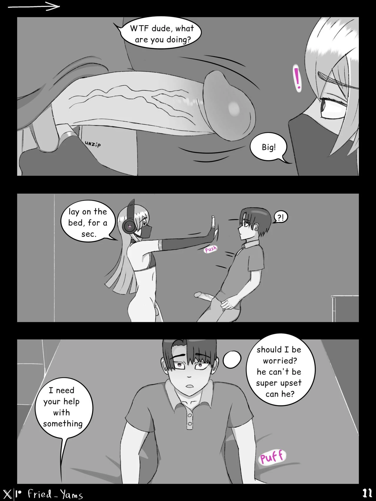 Roommates porn comic picture 11