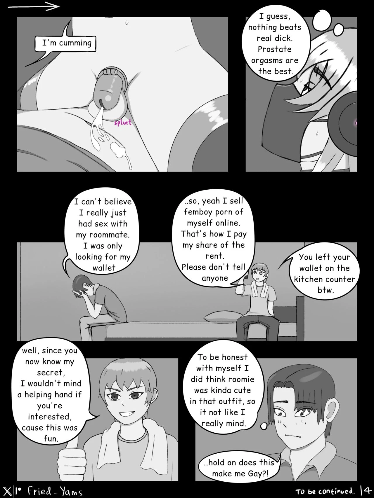 Roommates porn comic picture 14