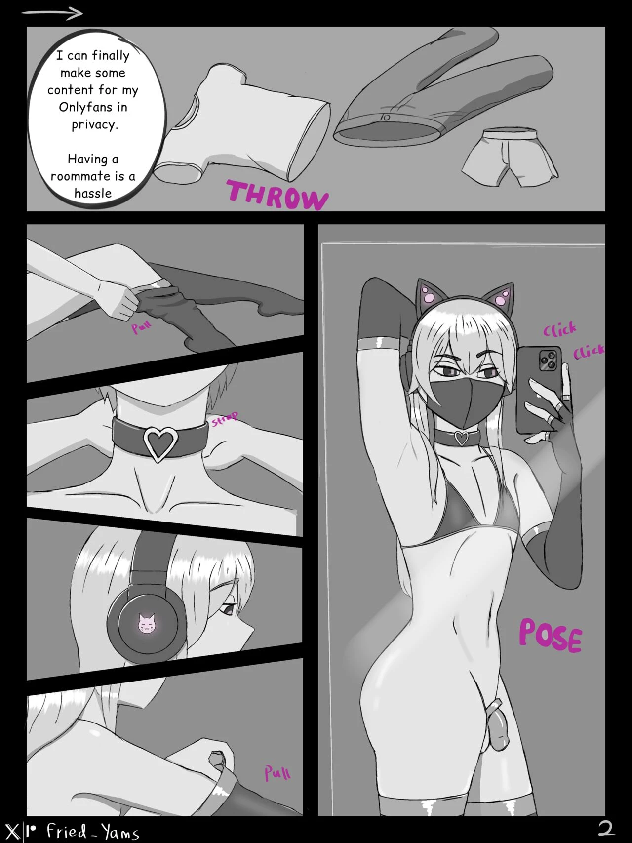 Roommates porn comic picture 2
