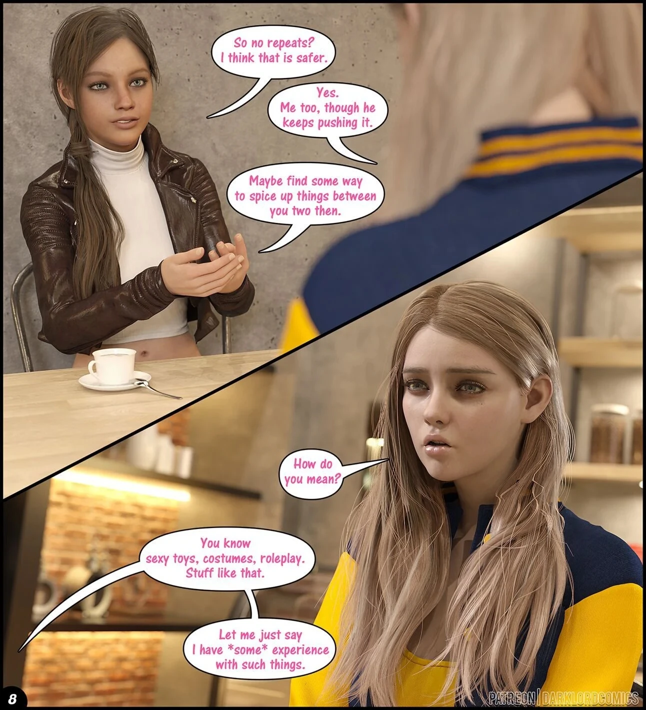 Rose In The Hood 3 porn comic picture 9