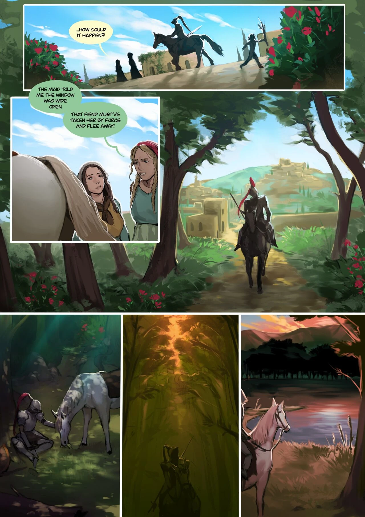 Rose Quest porn comic picture 5