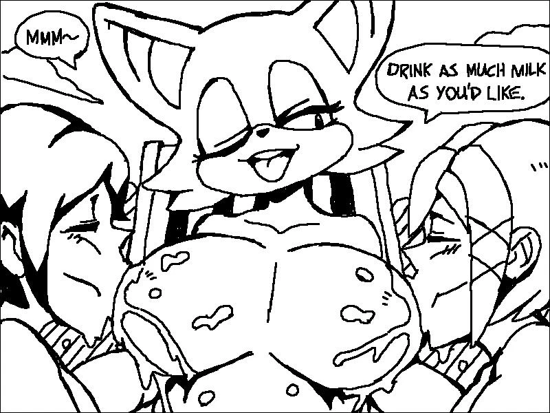 Rouge's Beach Getaway porn comic picture 14