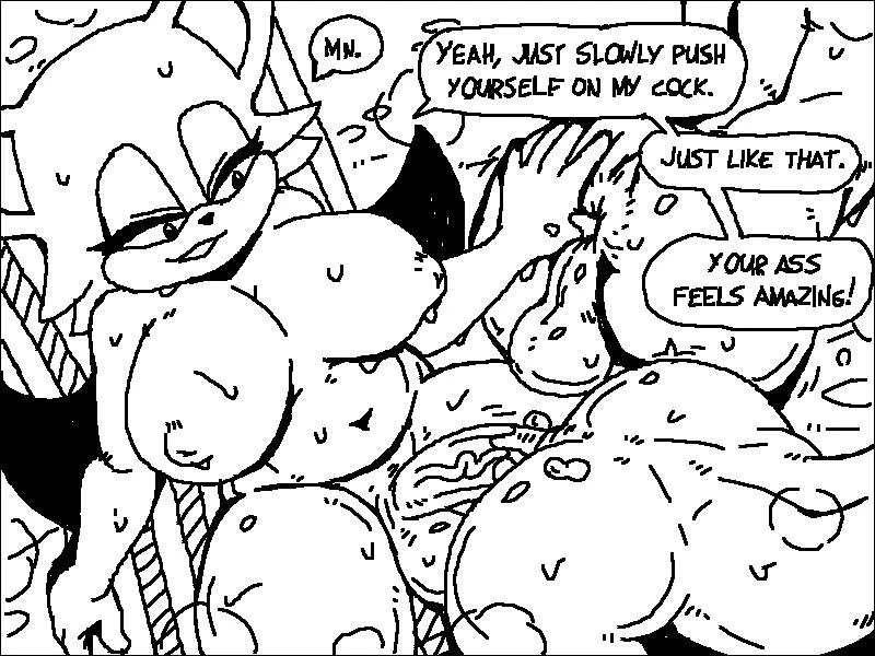 Rouge's Beach Getaway porn comic picture 22