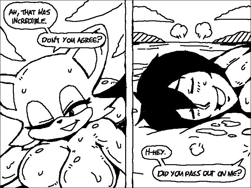 Rouge's Beach Getaway porn comic picture 25