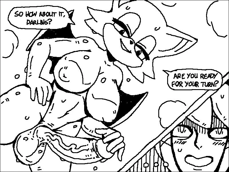 Rouge's Beach Getaway porn comic picture 27