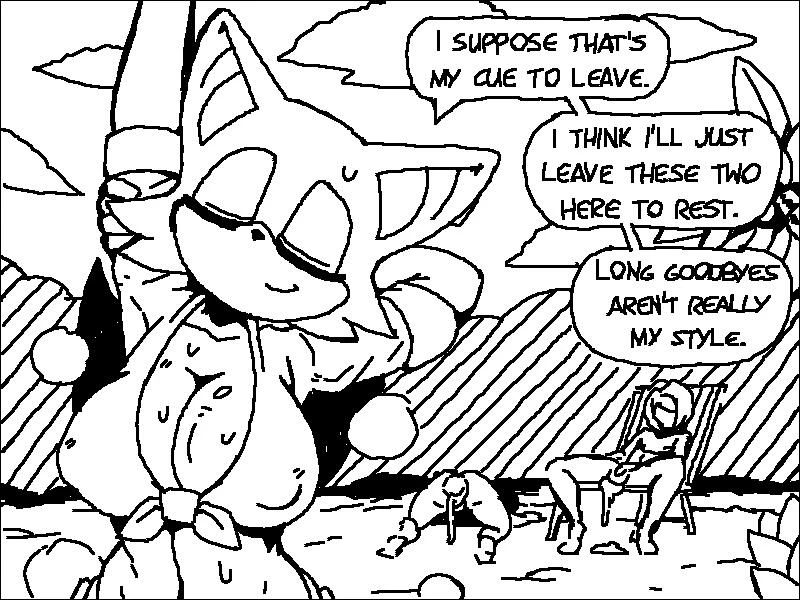 Rouge's Beach Getaway porn comic picture 32