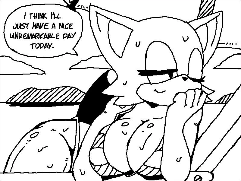 Rouge's Beach Getaway porn comic picture 35