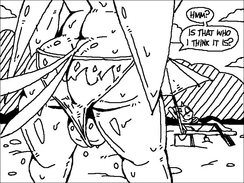 Rouge's Beach Getaway porn comic picture 36