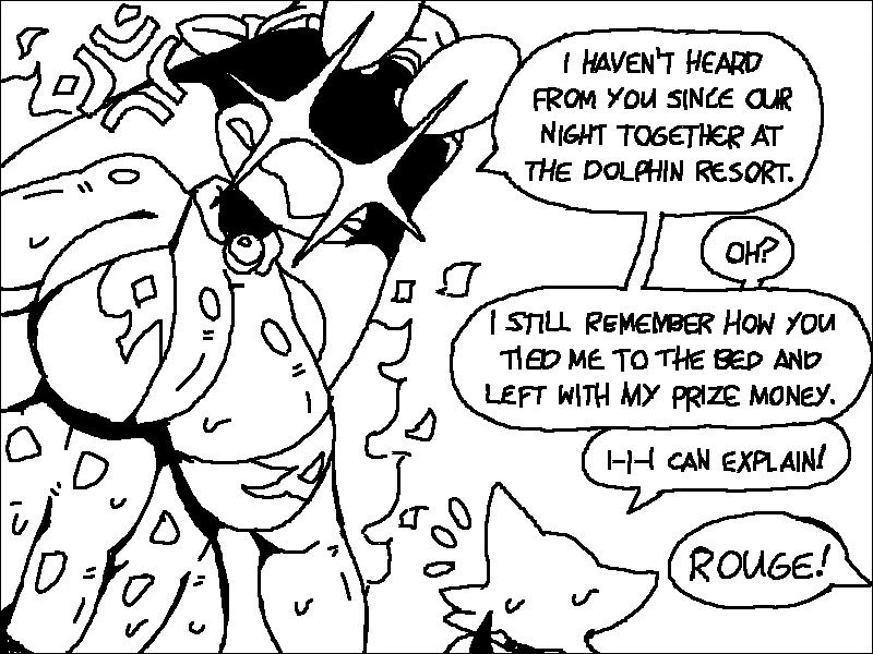 Rouge's Beach Getaway porn comic picture 38