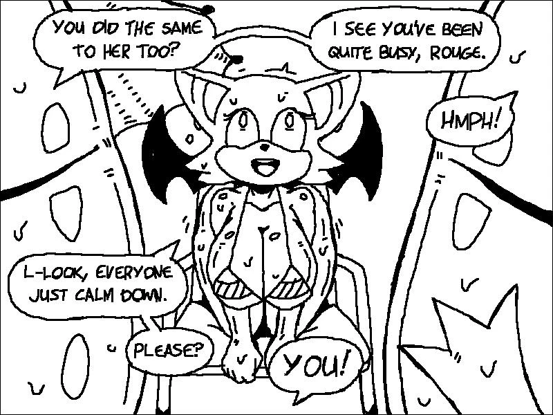 Rouge's Beach Getaway porn comic picture 40