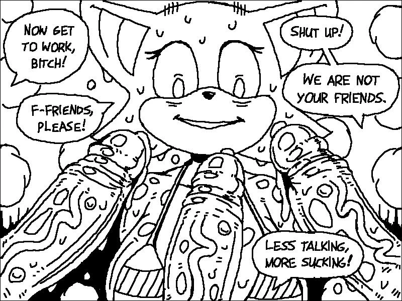 Rouge's Beach Getaway porn comic picture 47