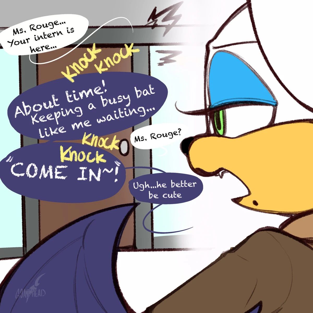 Rouge's Interview porn comic picture 2