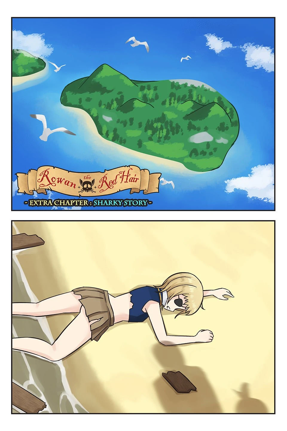Rowan the Red Hair: Sharky Story porn comic picture 1