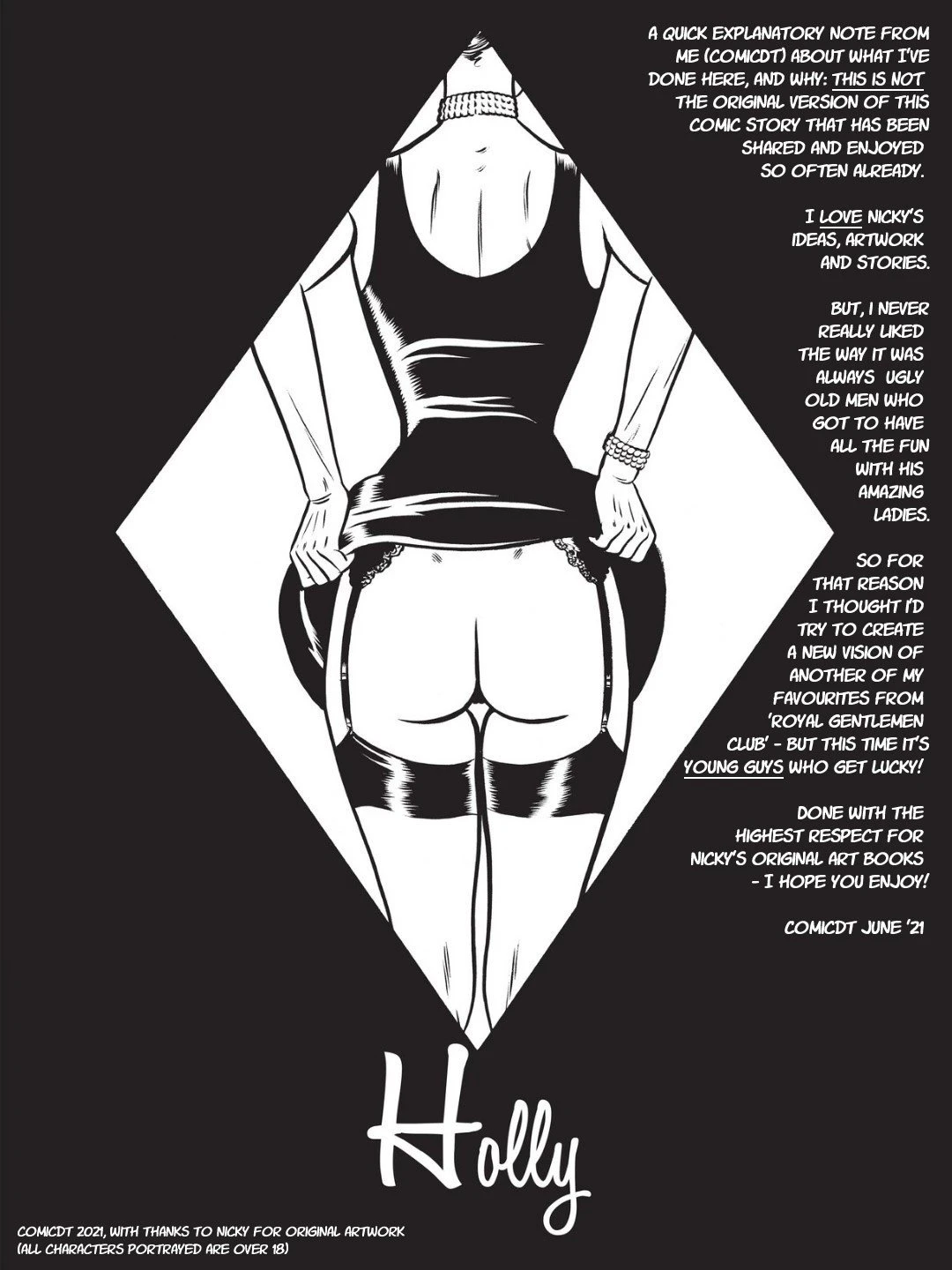 Royal Gentlemen Club: Holly porn comic picture 1