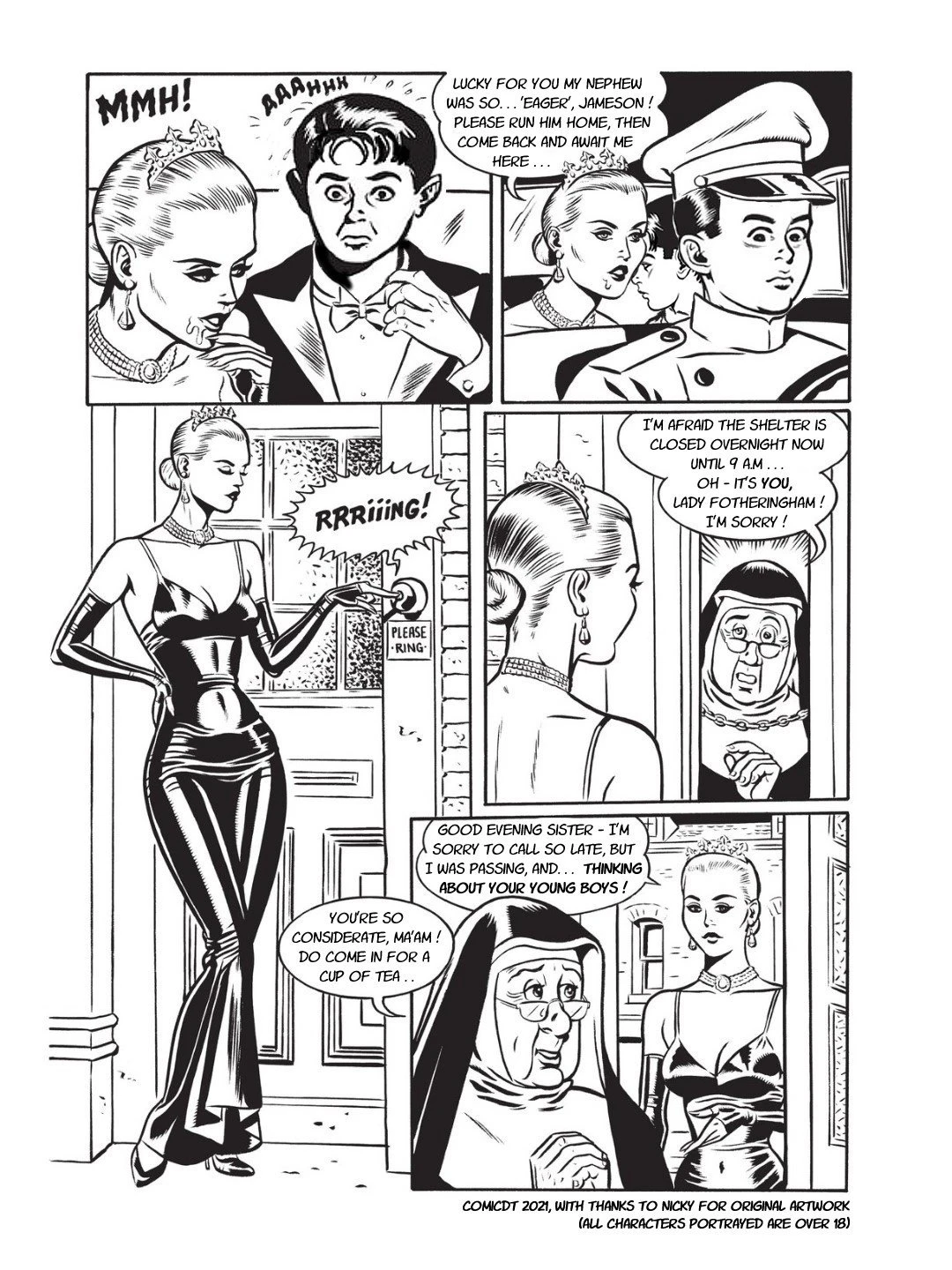 Royal Gentlemen Club: Holly porn comic picture 4