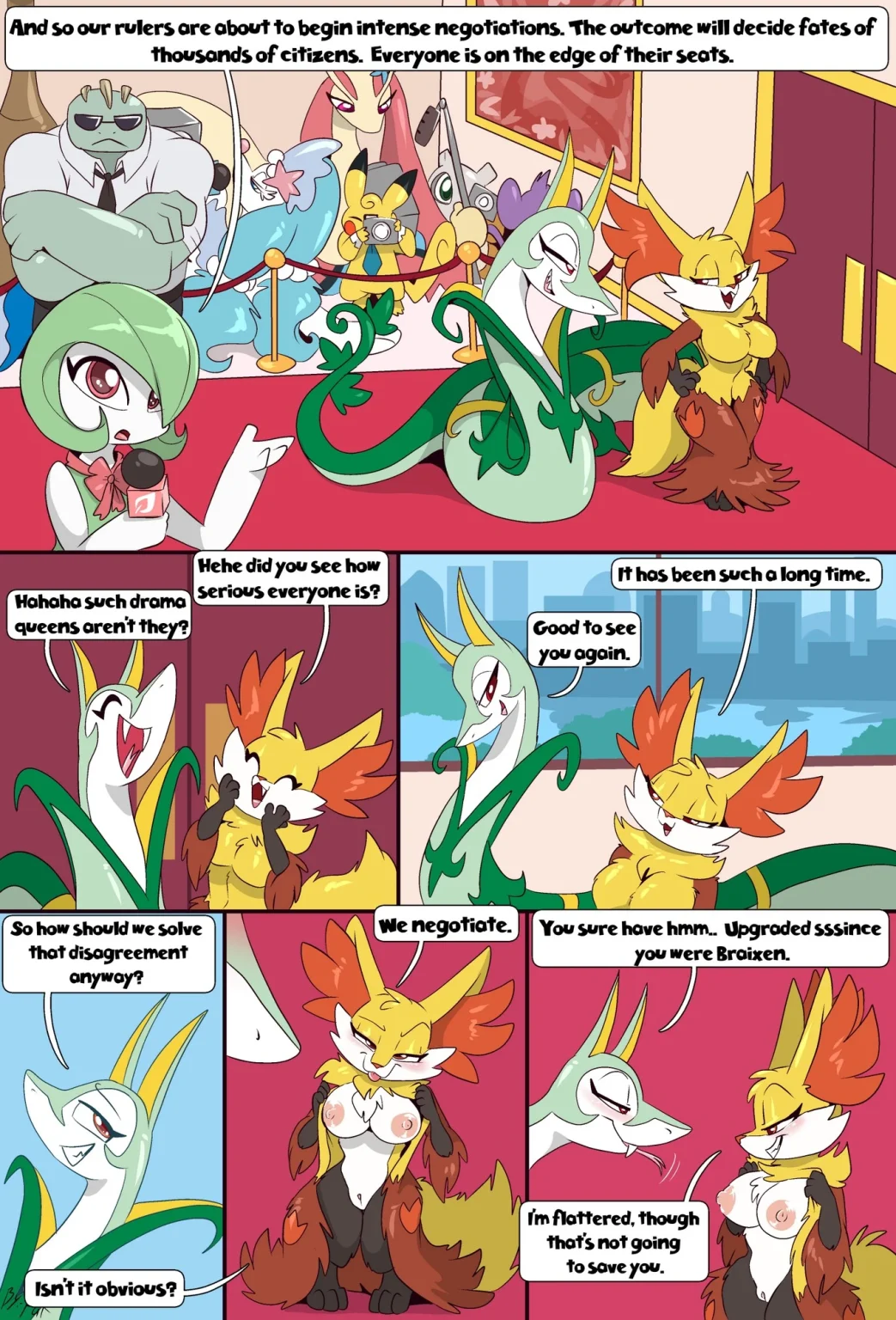 Royal Negotiations porn comic picture 1