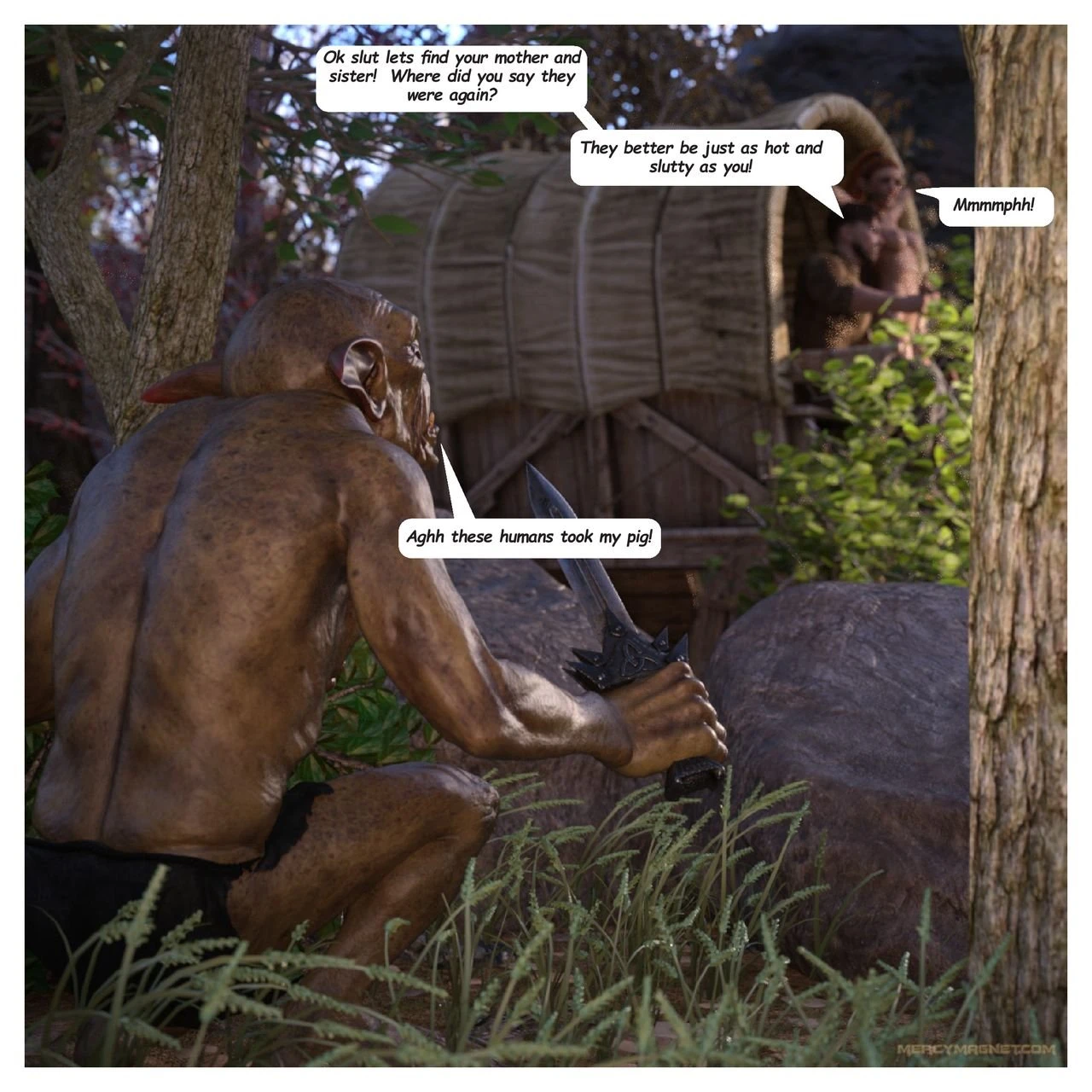 Royal Slaves of the Orc Kingdom 2 porn comic picture 32