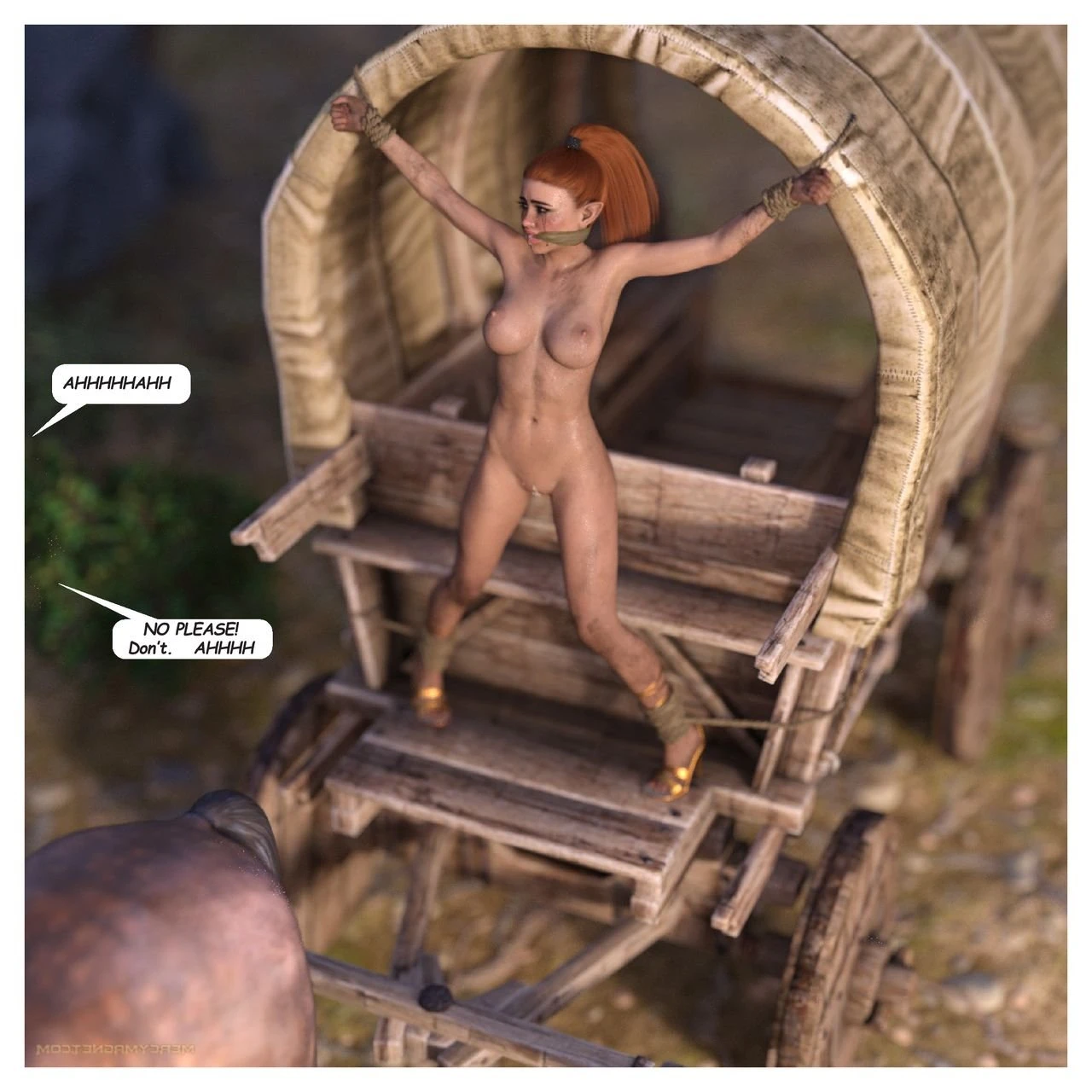 Royal Slaves of the Orc Kingdom 2 porn comic picture 36